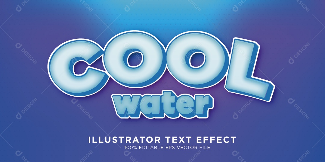 Efeito de Texto Ilustração Vetor EPS Editável