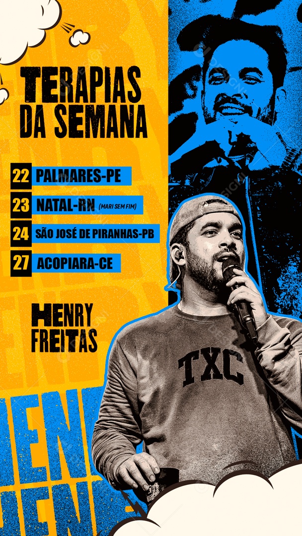 Story Flyer Terapias Da Semana Henry Freitas Social Media PSD Editável