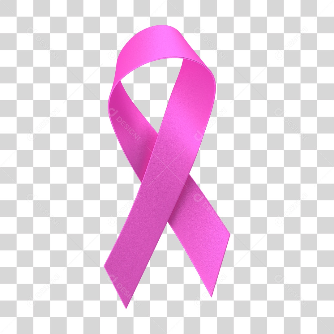Laço Rosa Outubro Rosa PNG Transparente