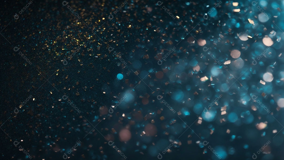 Fundo azul brilhante.