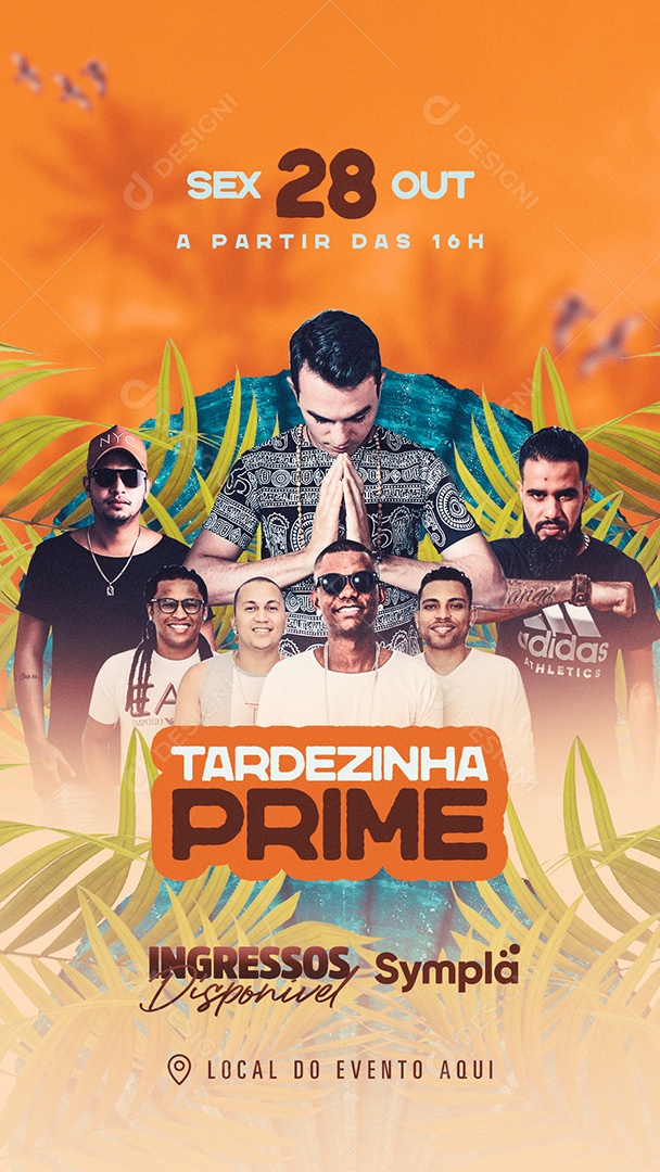 Story Flyer Tardezinha Prime Social Media PSD Editável
