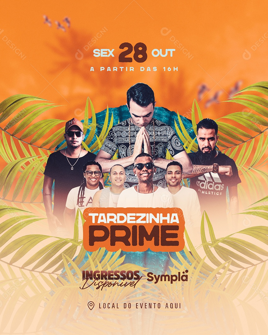 Flyer Tardezinha Prime Social Media PSD Editável