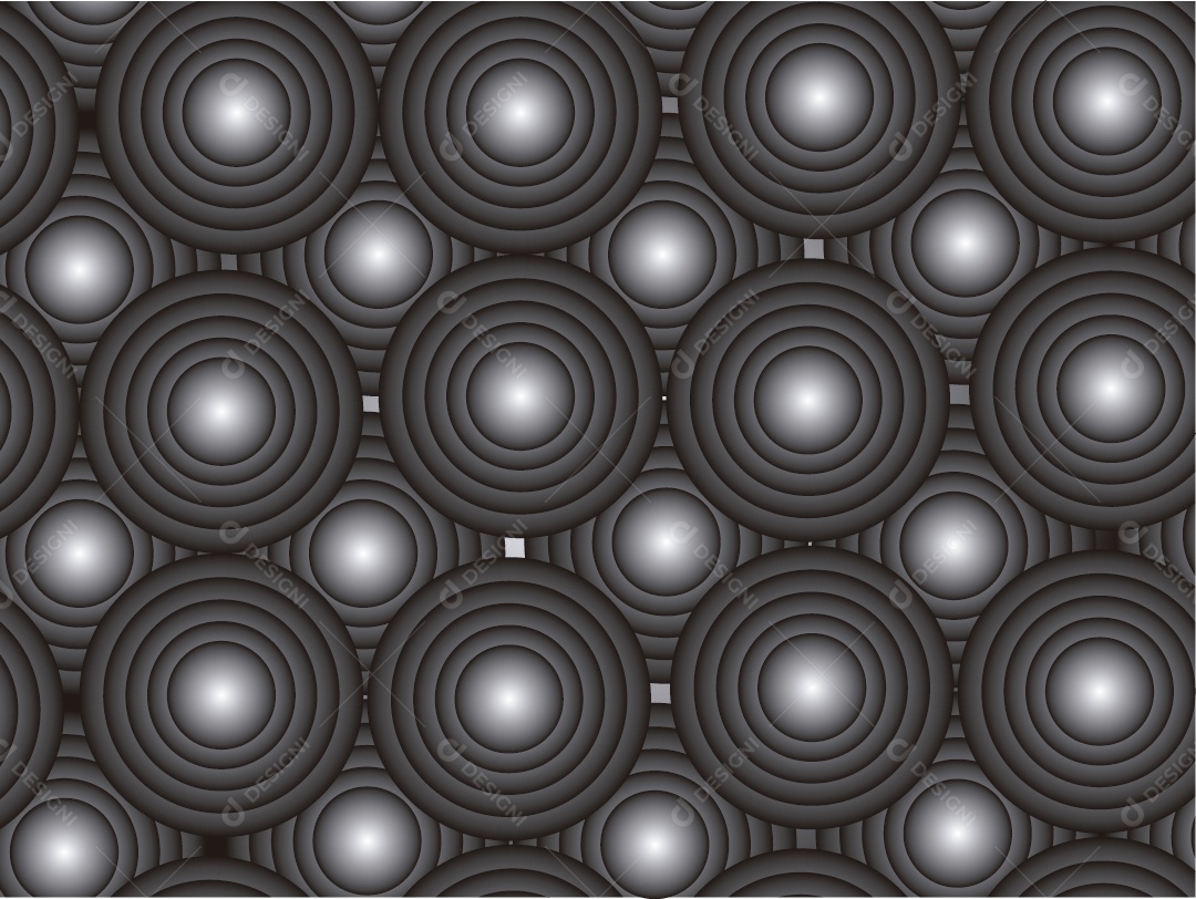 Padrão de Formas Circulares Vetor EPS