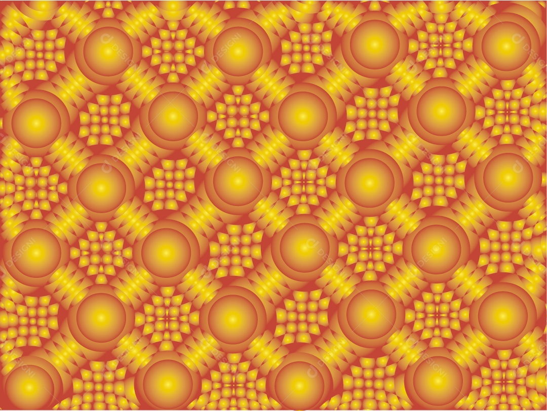 Padrão de Formas Circulares Vetor EPS