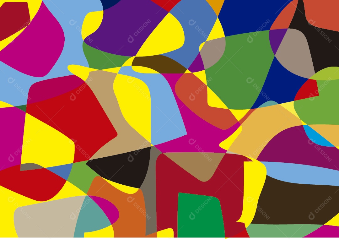 Background Colorido Abstrato Vetor EPS