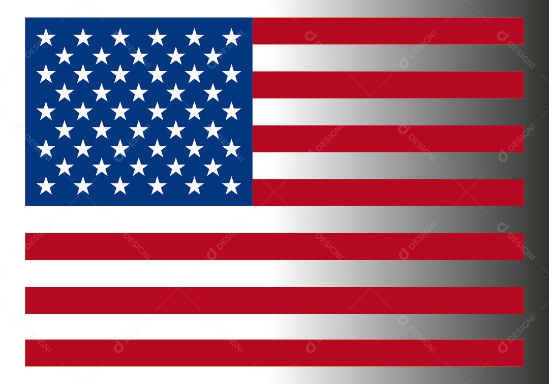 Bandeira dos Estados Unidos Ilustração Vetor EPS