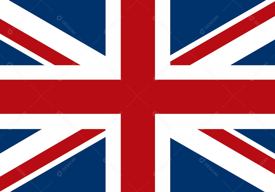 Bandeira do Reino Unido Ilustração Vetor EPS