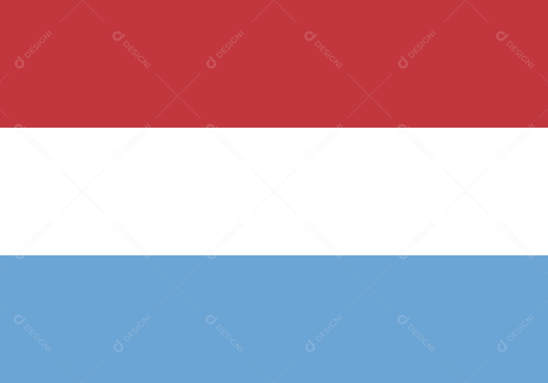 Bandeira do Luxemburgo Ilustração Vetor EPS