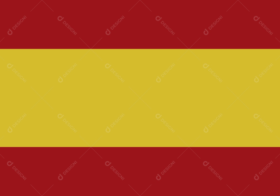 Bandeira da Espanha Ilustração Vetor EPS