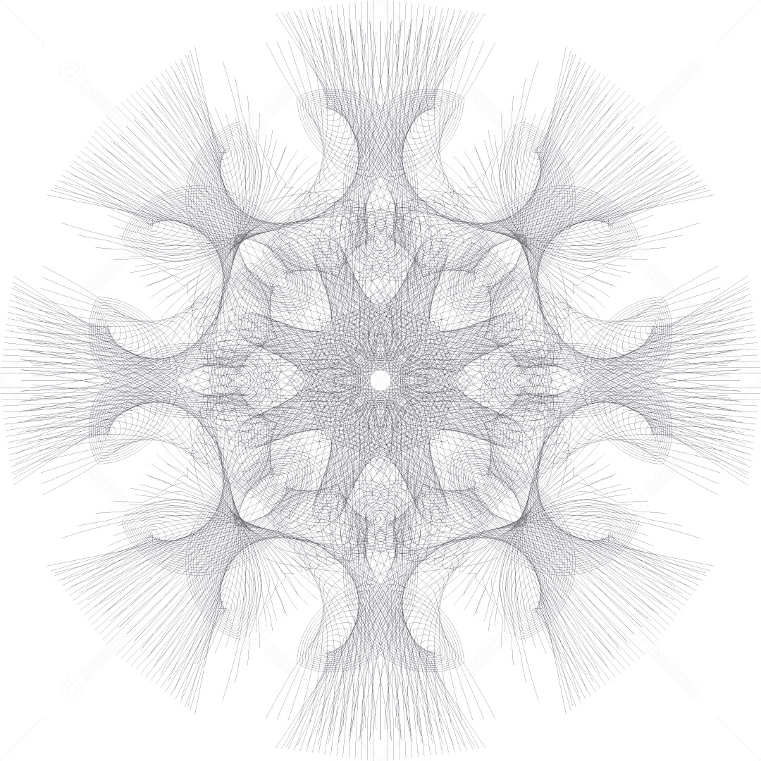 Mandala Desenho Vetor EPS