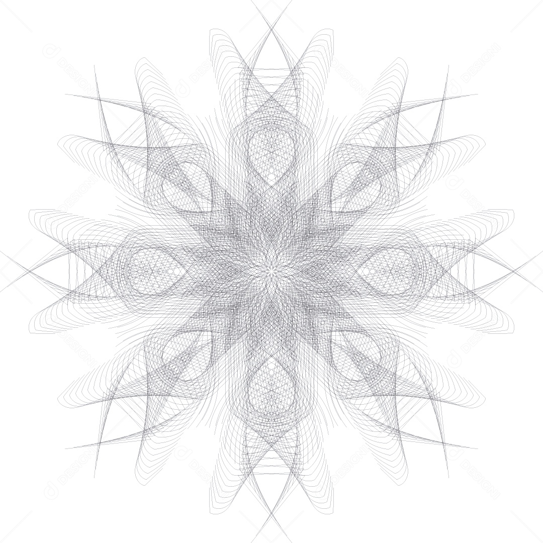 Mandala Desenho Vetor EPS