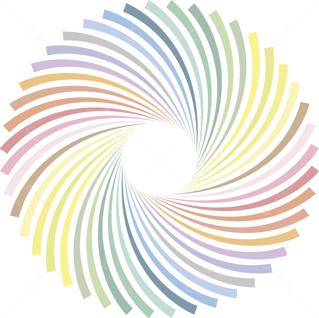 Mandala Colorida Ilustração Vetor EPS