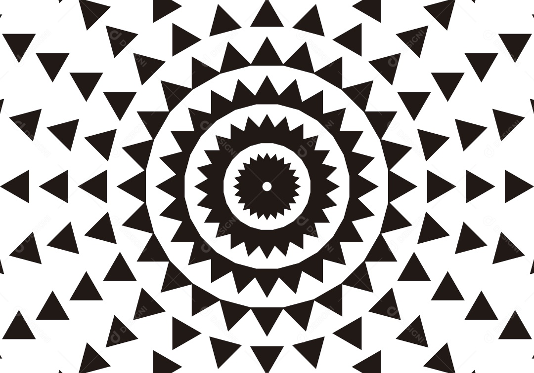 Mandala Desenho Vetor EPS