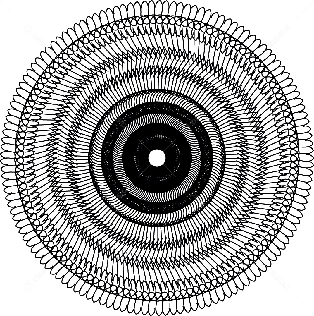 Mandala Desenho Vetor EPS