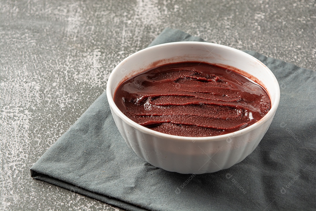 Delicioso copo de açái