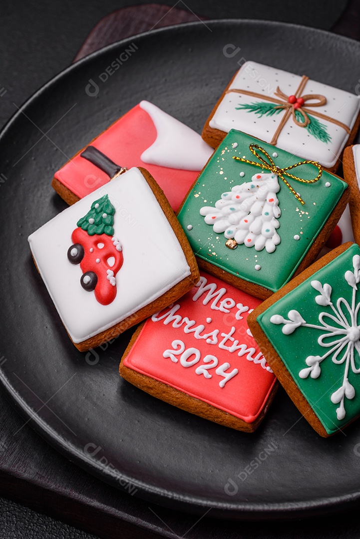 20Lindos biscoitos de gengibre decorados para o natal