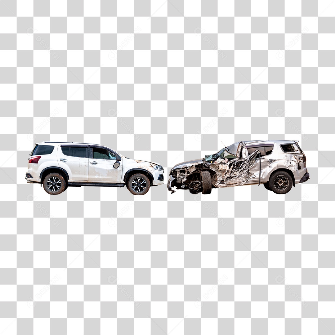 Carros Batidos Funilaria PNG Transparente