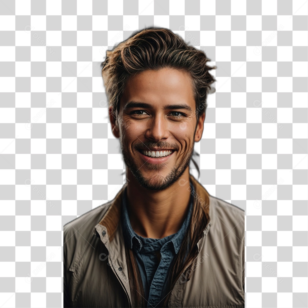 Homem em Pose para Foto PNG Transparente