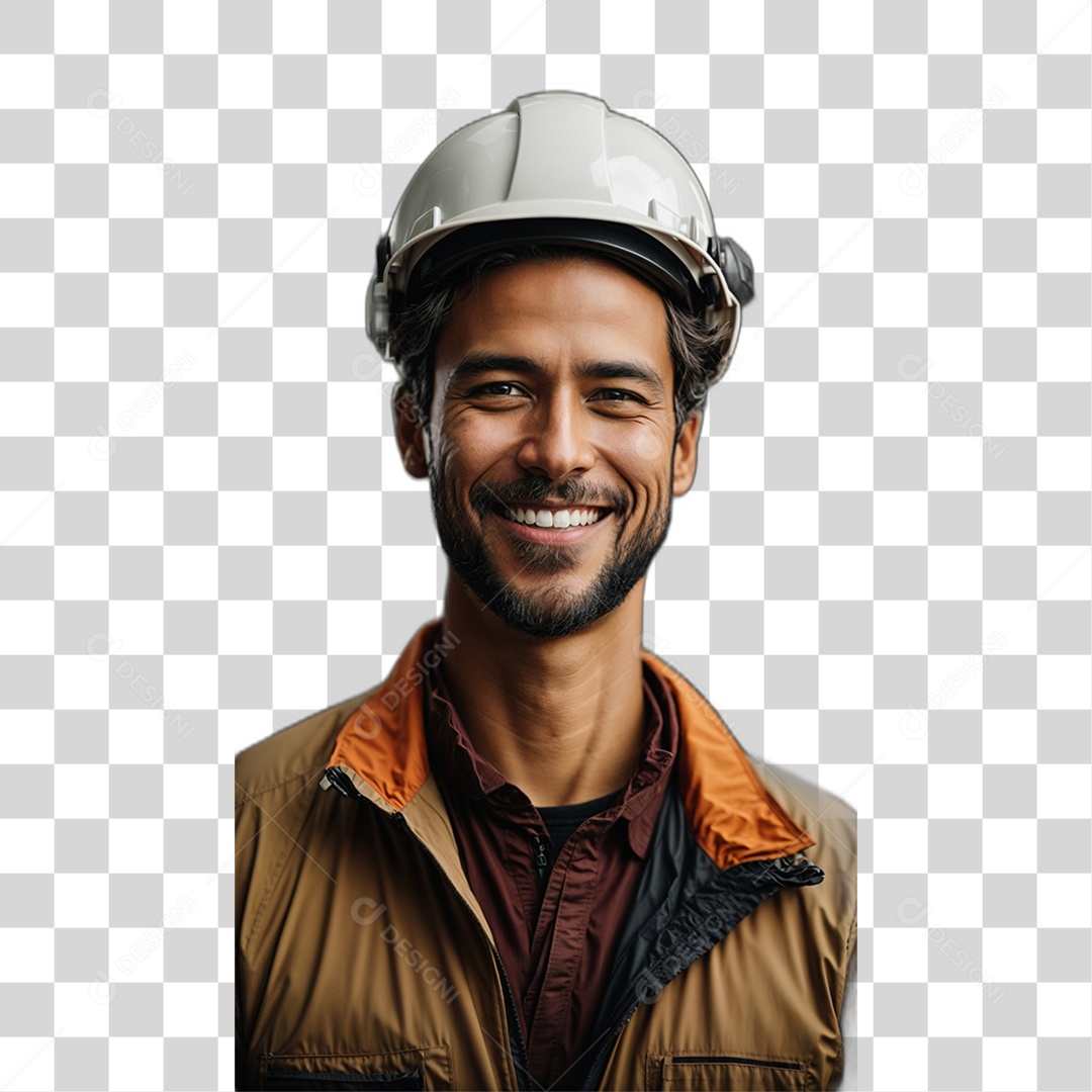 Homem Trabalhador com Epis PNG Transparente