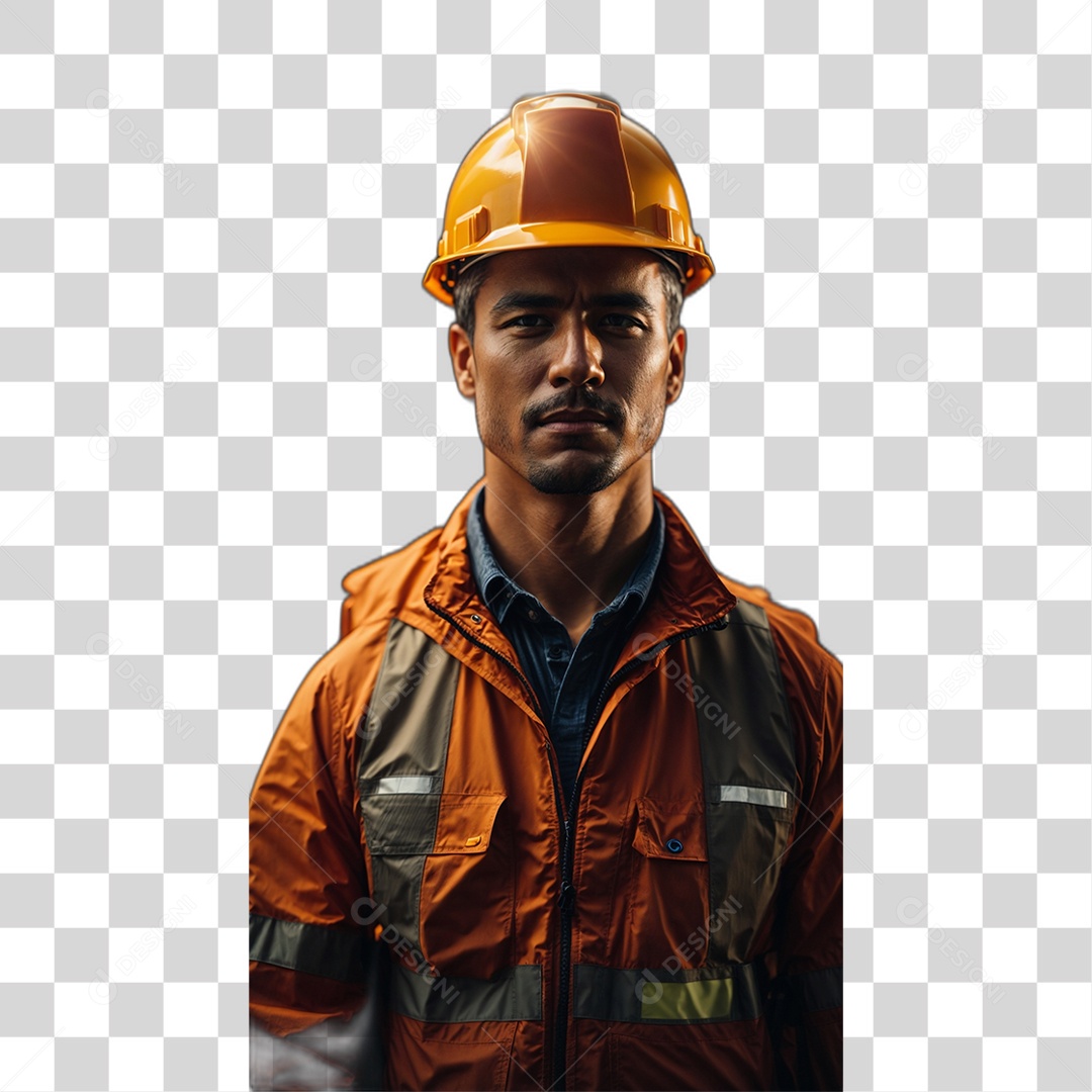 Homem Trabalhador com Epis PNG Transparente