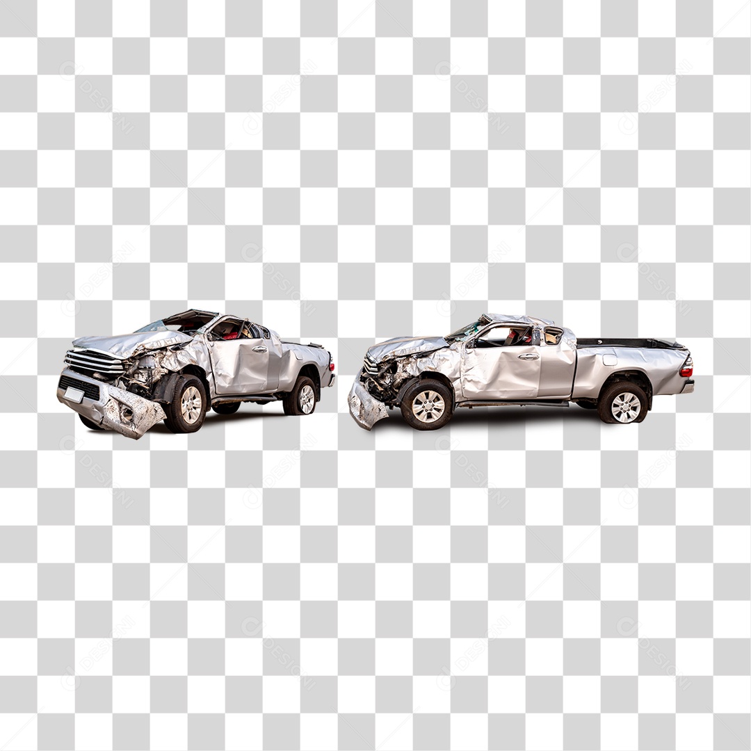 Carros Batidos Funilaria PNG Transparente