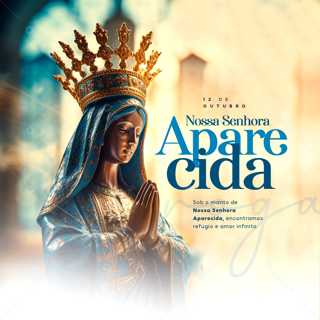 Nossa Senhora Aparecida 12 de Outubro Social Media PSD Editável