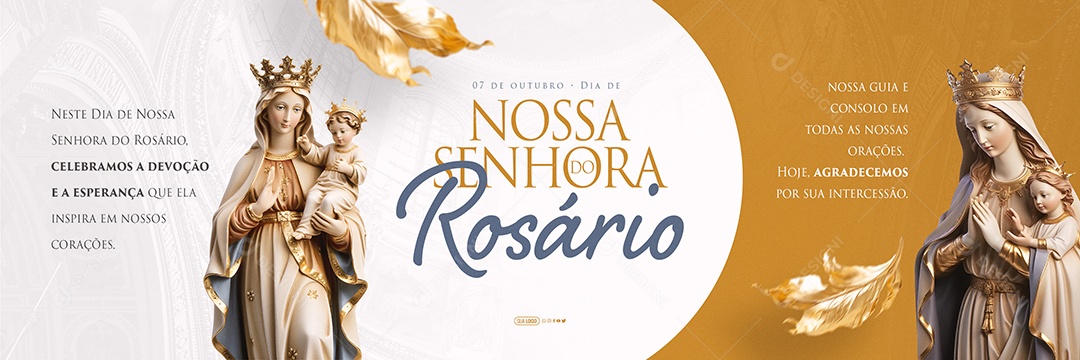 Carrossel Dia de Nossa Senhora Rosário 07 de Outubro Social Mídia PSD