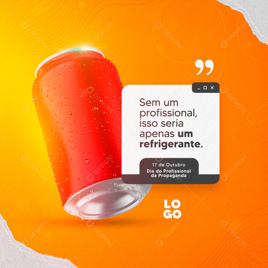 Professional Advertising Day October 17th Editable Social Media PSD