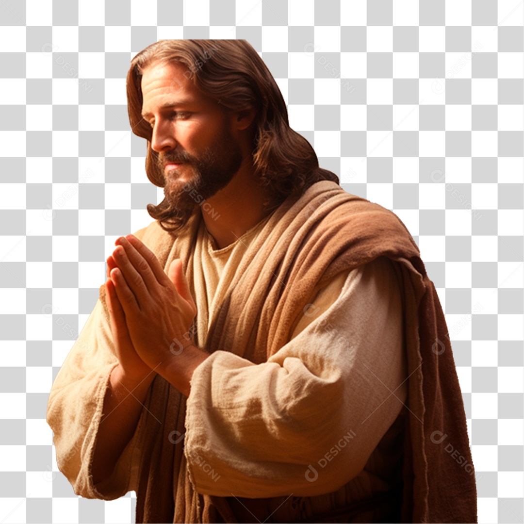 Imagem de Jesus em 3D PNG Transparente