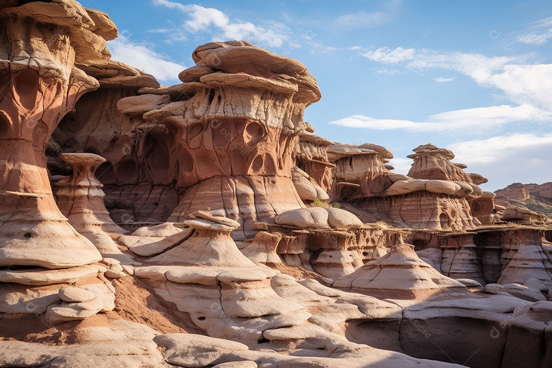 Majestosas formações de arenito