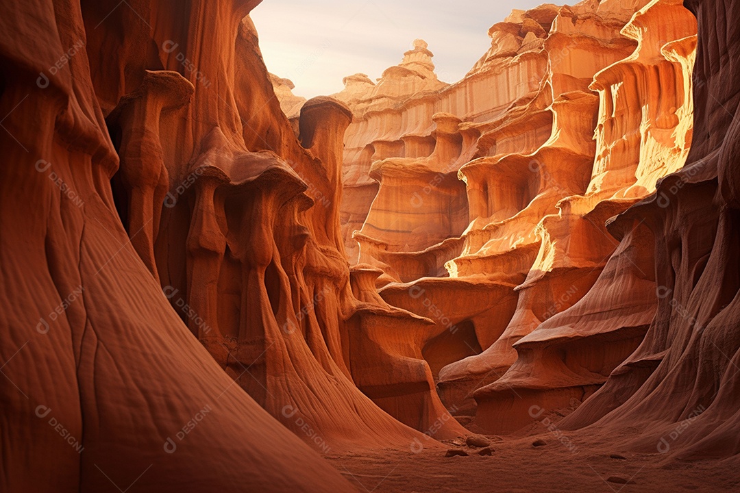 Majestosas formações de arenito