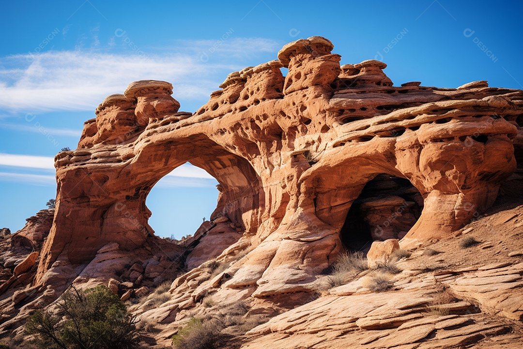 Majestosas formações de arenito