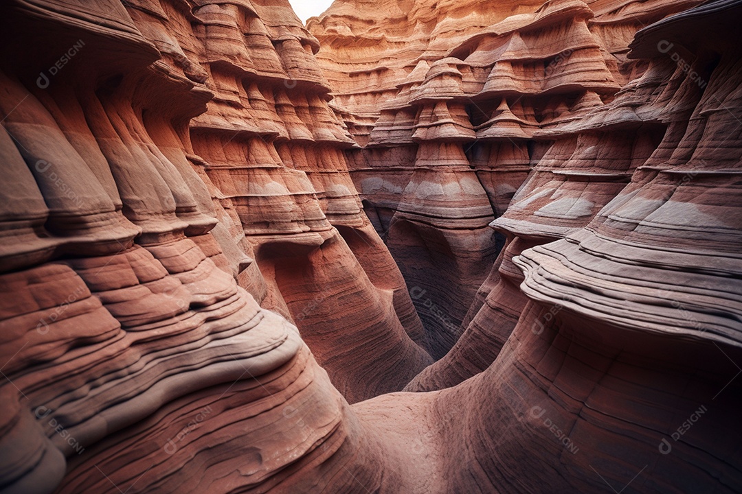 Majestosas formações de arenito