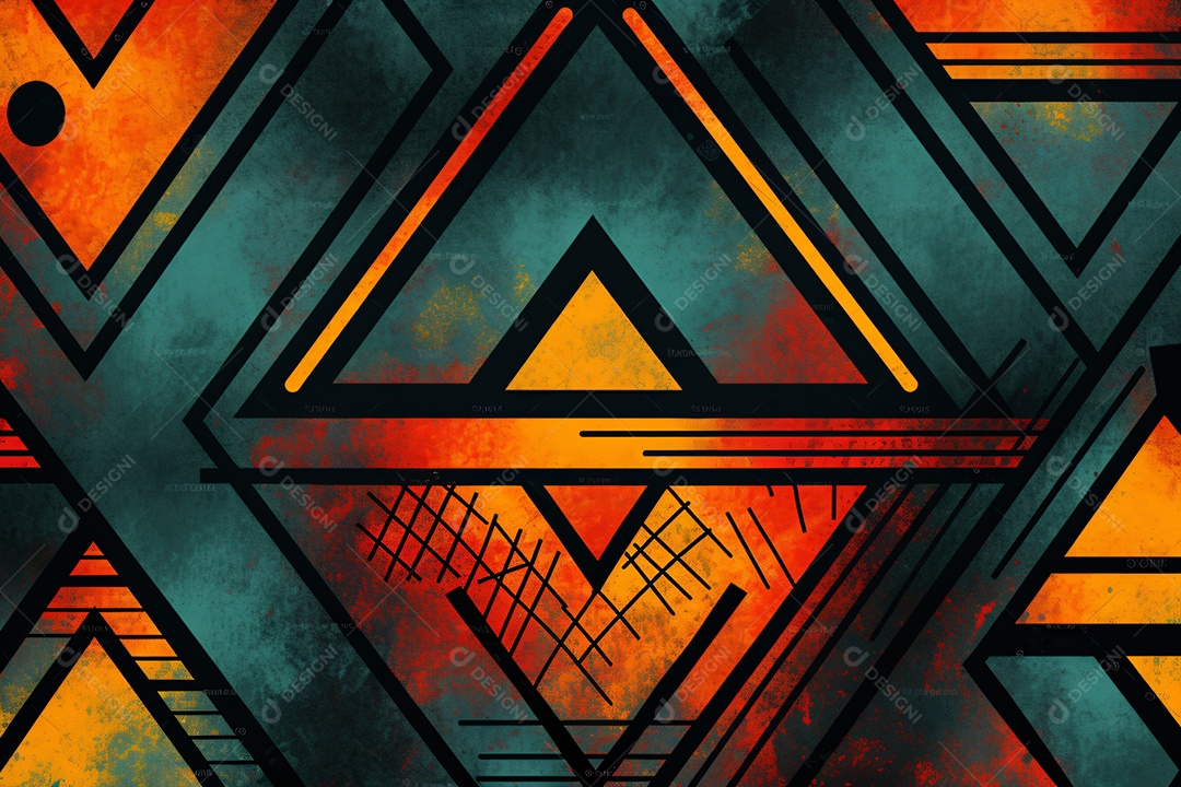 Formas abstratas coloridas