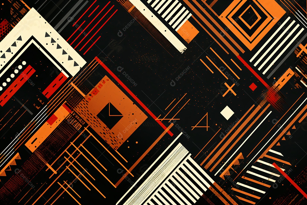 Formas abstratas coloridas