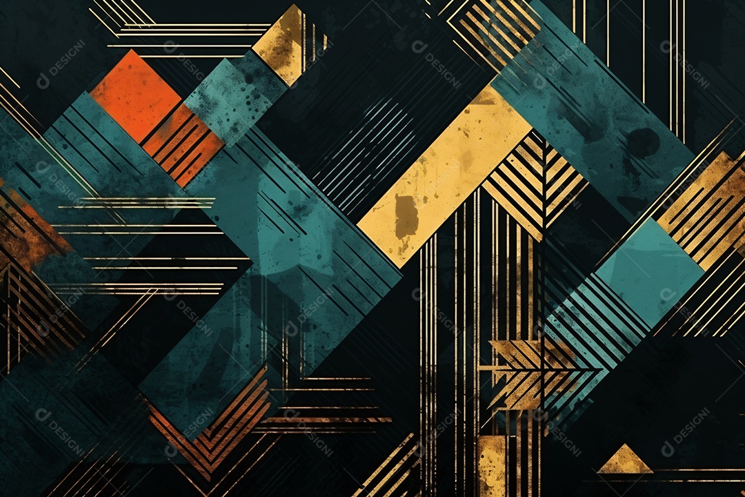 Formas abstratas coloridas