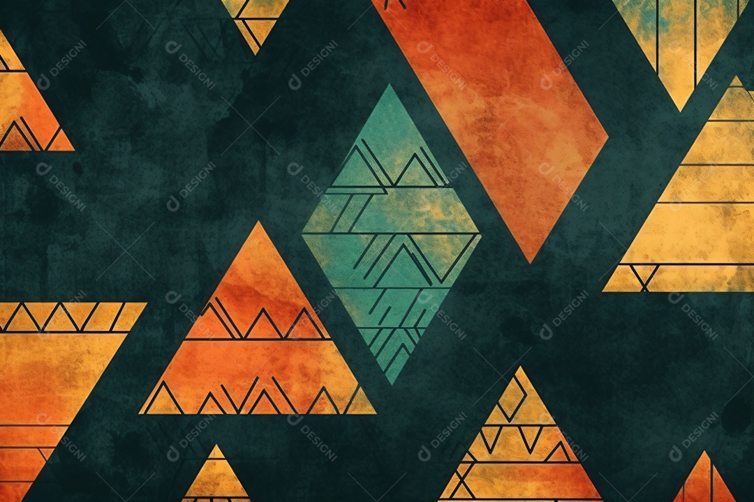 Formas abstratas coloridas