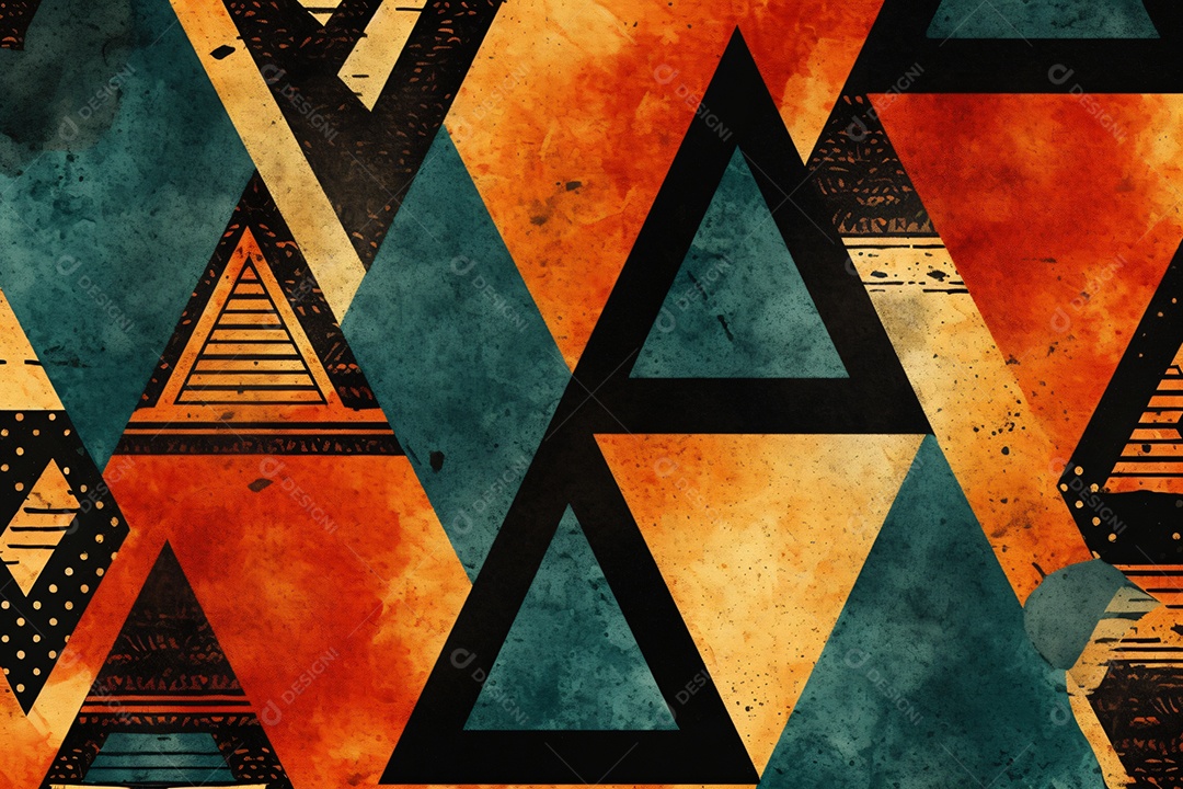 Formas abstratas coloridas