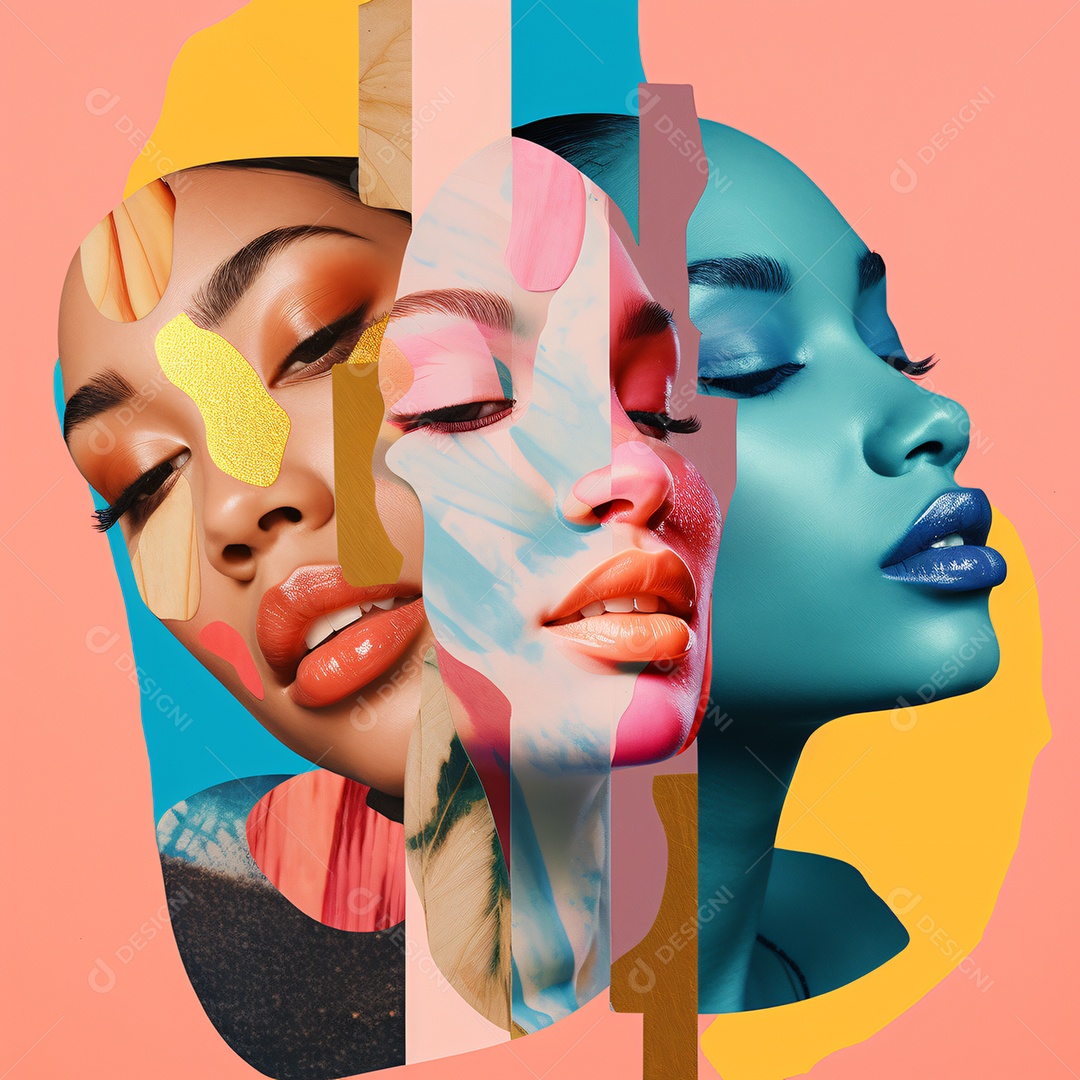 Mulher linda jovem negra sobre fundo isolado