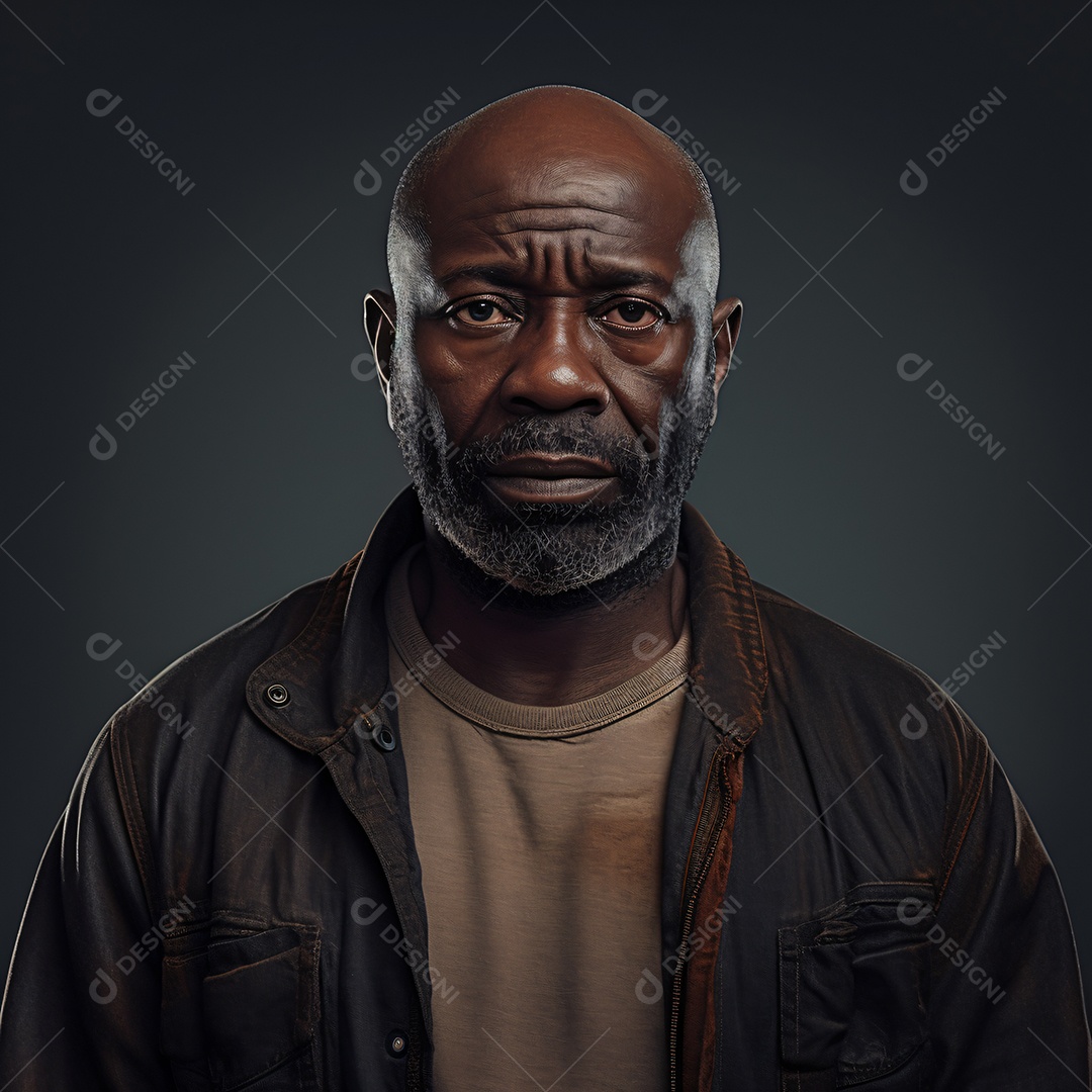 Homem jovem negro sobre fundo isolado Homem jovem negro sobre fundo isolado