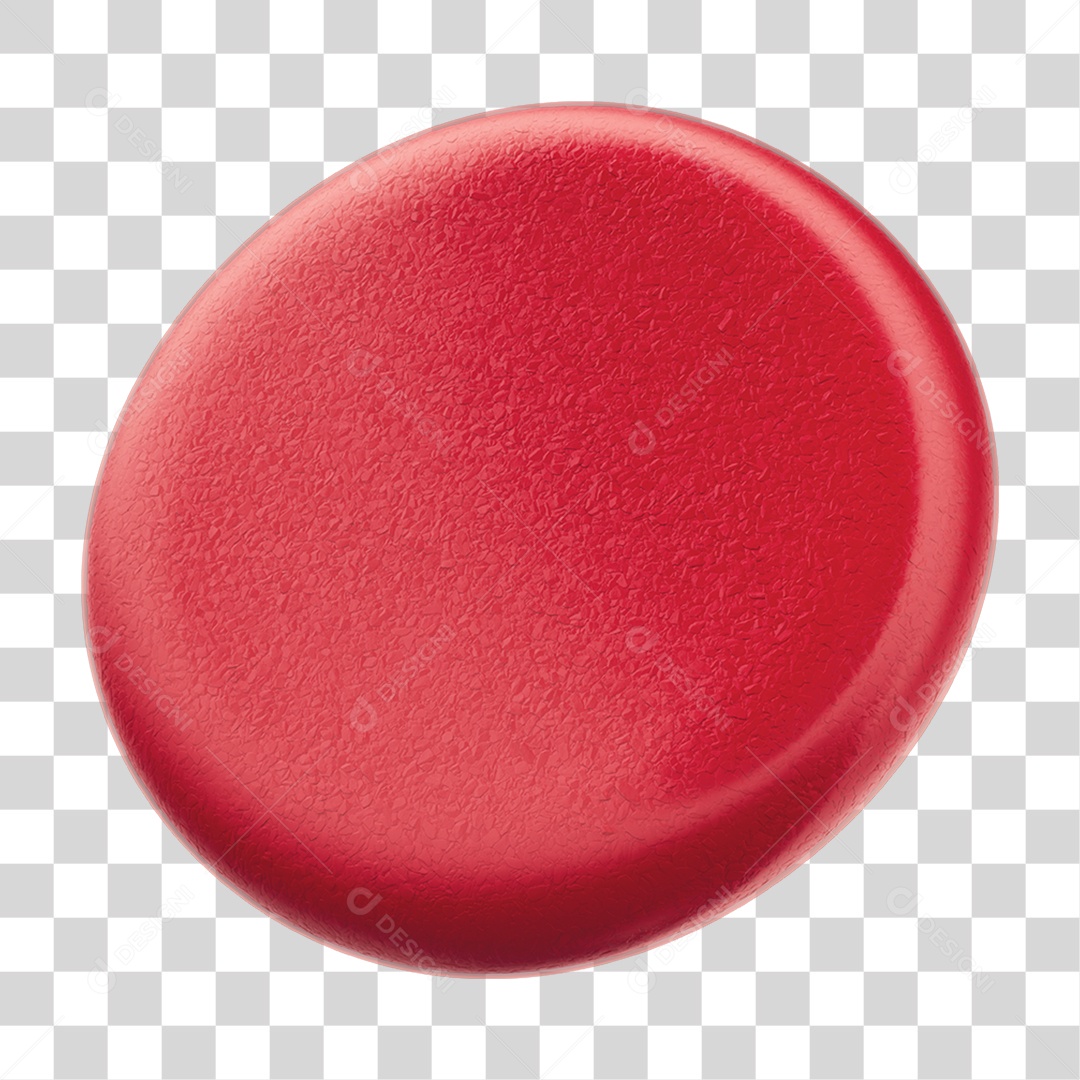 Elemento 3D Hemácias de Sangue Para Composição PNG Transparente