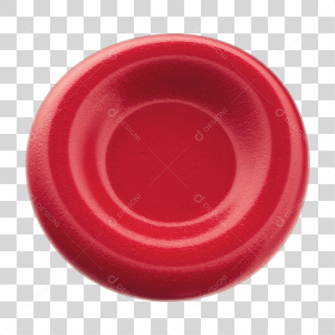 Elemento 3D Hemácias de Sangue Para Composição PNG Transparente