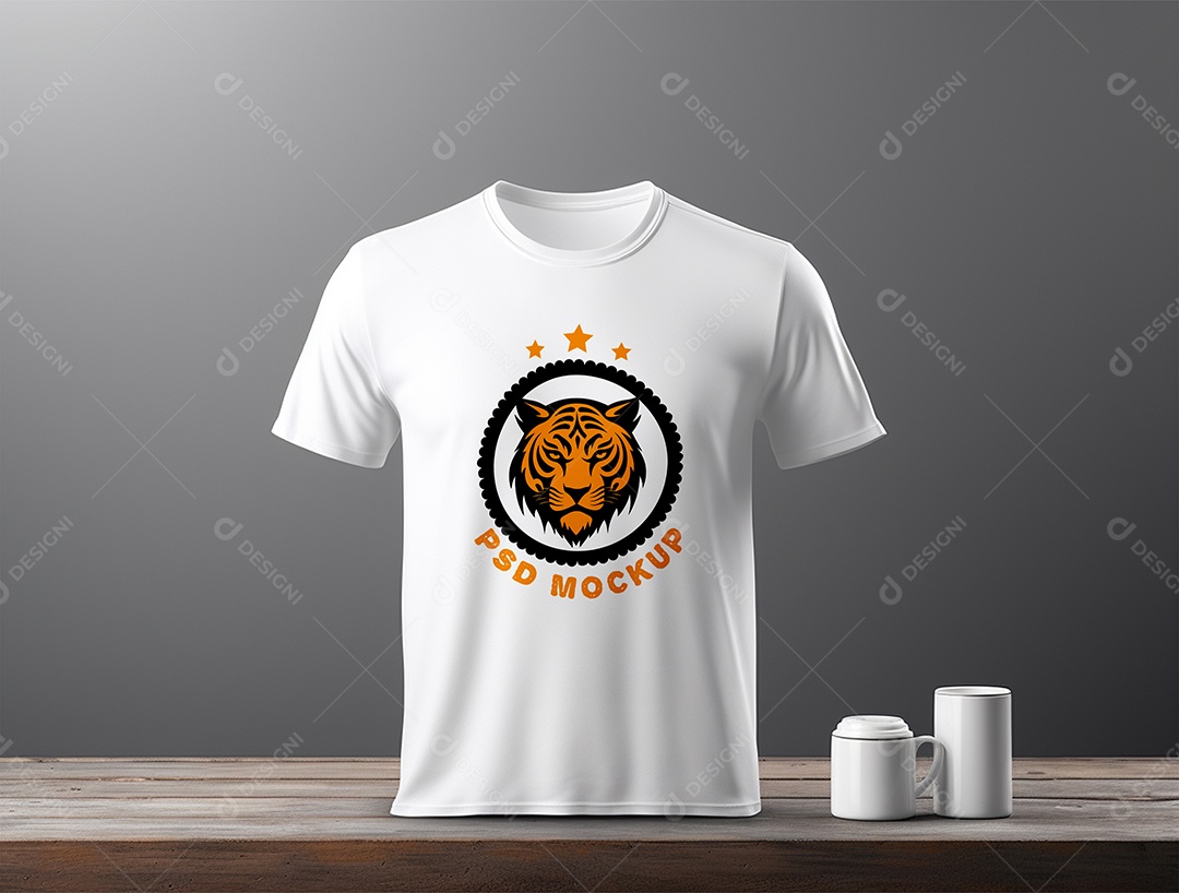 Mockup de Camiseta PSD Editável