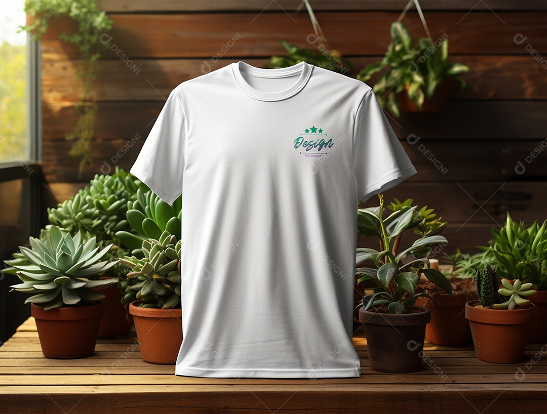 Mockup de Camiseta PSD Editável