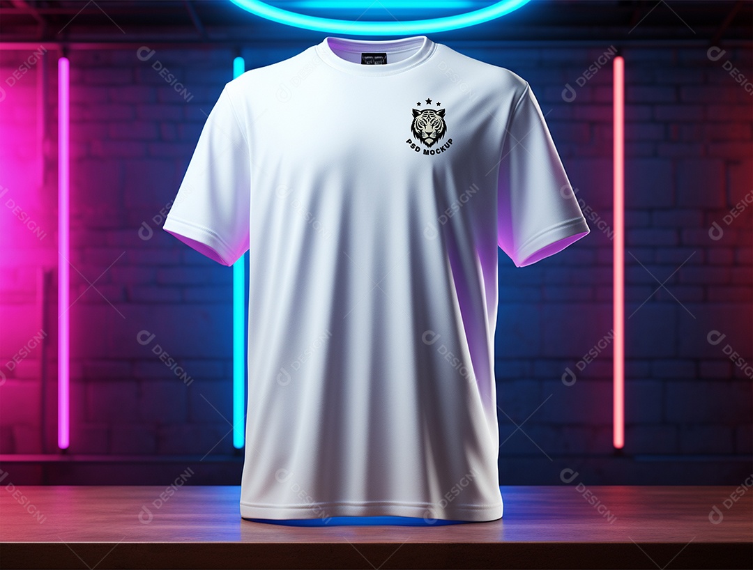 Mockup de Camiseta PSD Editável
