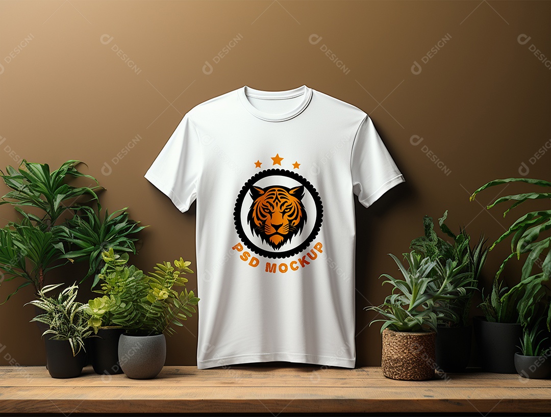 Mockup de Camiseta PSD Editável
