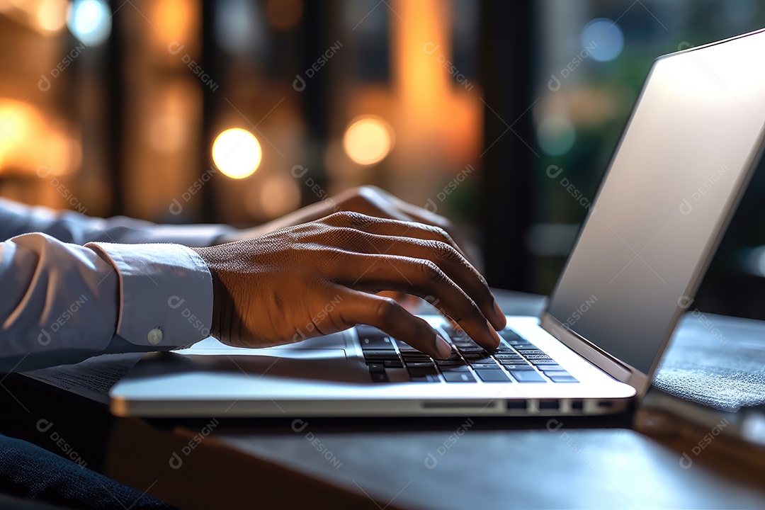 Homem empresário trabalhando em seu escritório