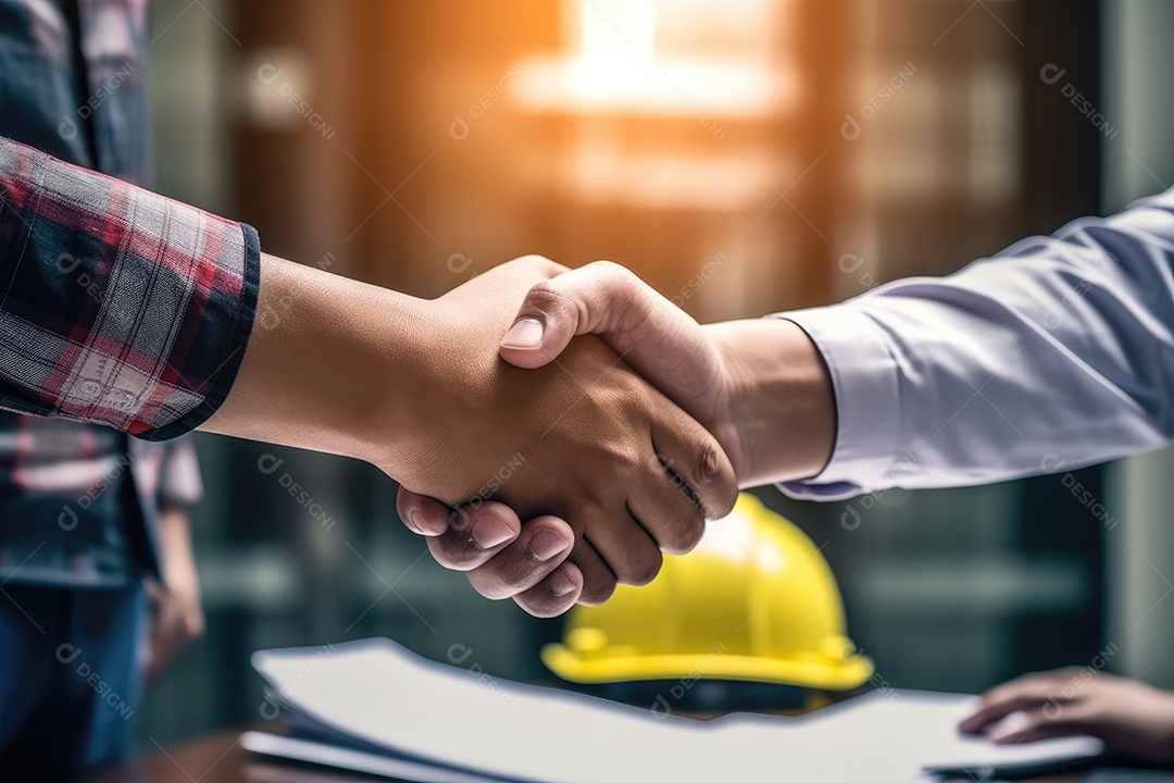 Mãos se cumprimentando fechando negócios