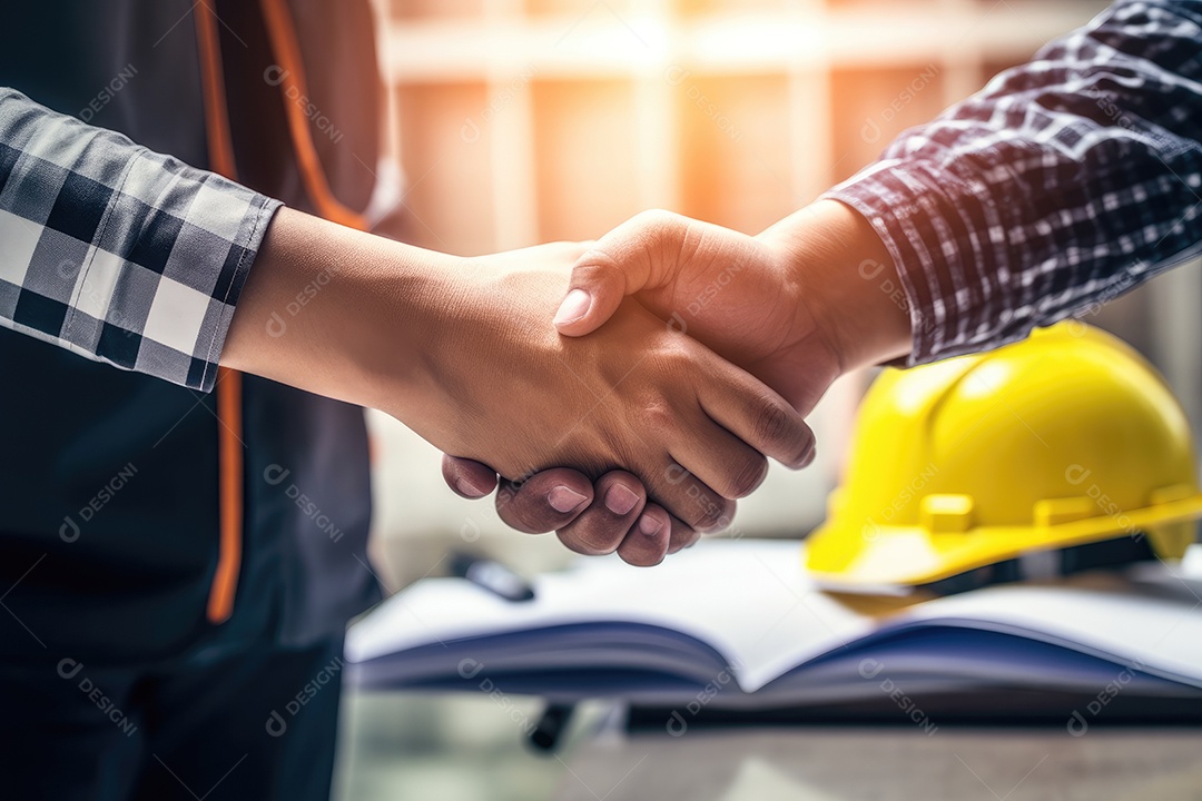 Mãos se cumprimentando fechando negócios