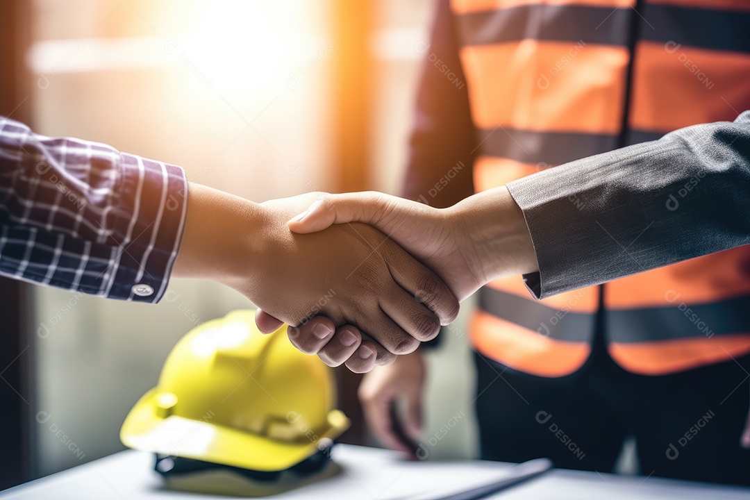 Mãos se cumprimentando fechando negócios